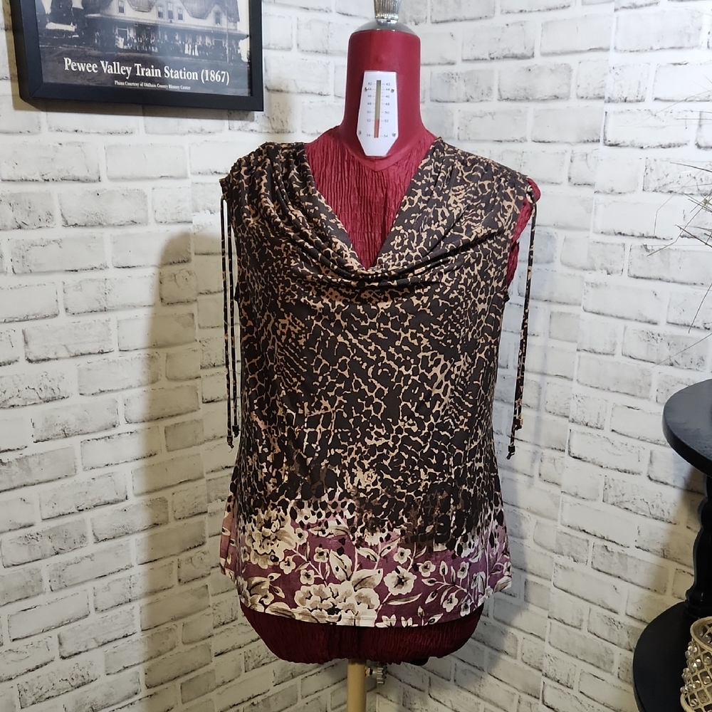 Dana Buchman Sleeveless Blouse SZ 0X